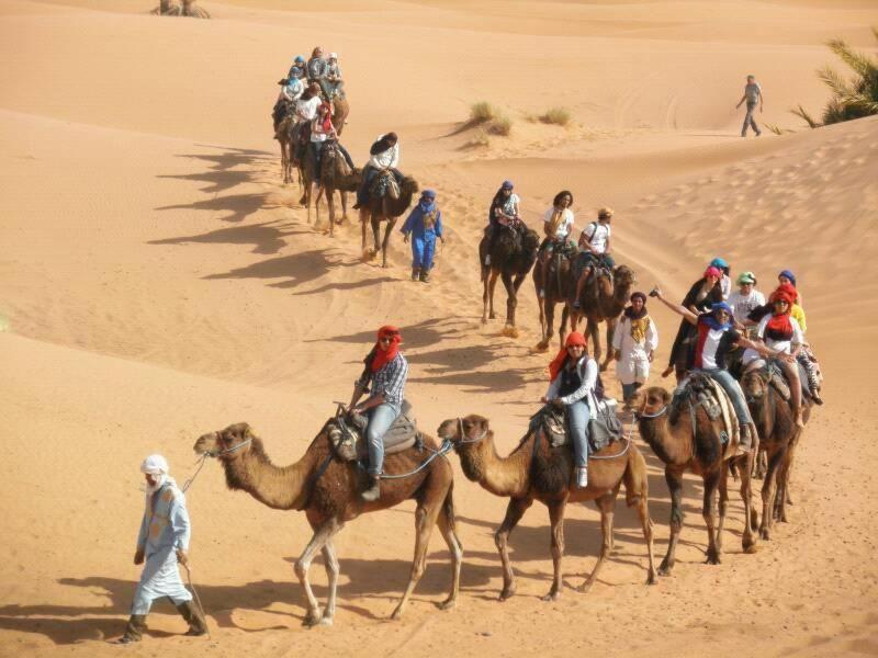Hotel Carrefour Des Nomades M'Hamid Exteriör bild